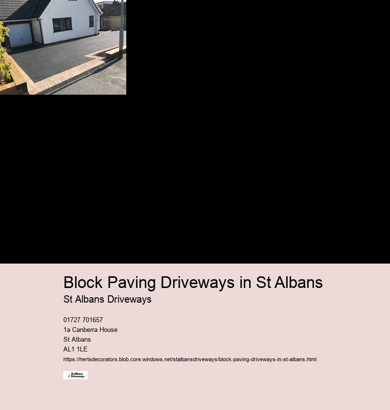 Block Paving Driveways in St Albans